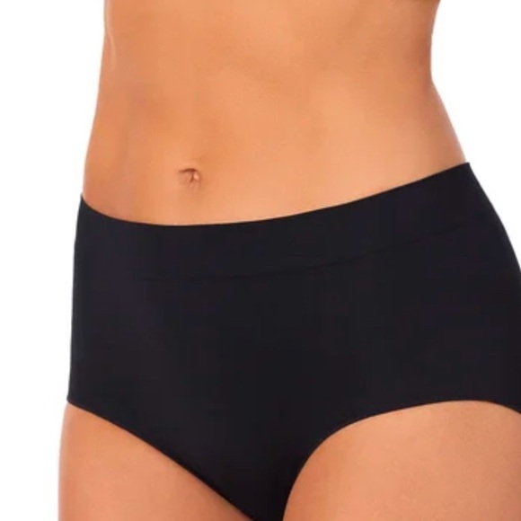 Midnight by Carole Hochman Black Seamless Briefs - 5 Pack XX-Large - Picture 4 of 5